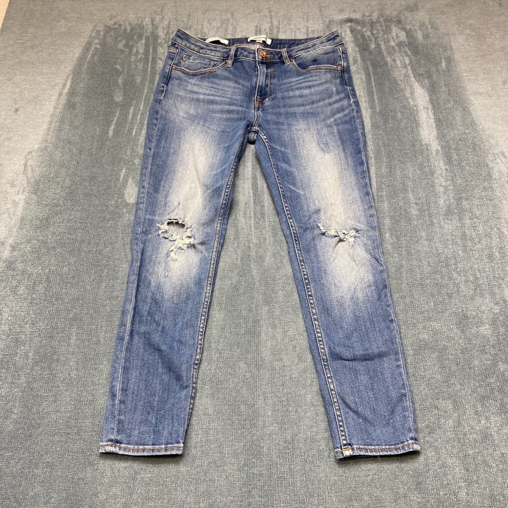 Vigoss Jagger Skinny Jeans Women 29 Blue Denim Stretch Distressed Casual Outdoor